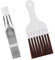 PEOVLVN 2 Pieces Tumble Dryer Cleaner, Air Conditioner Condenser Fin Cleaning Brush Condenser Cleaning Comb Stainless Steel Air Conditioner Brushes Tumble Dryer Cleaning Brush Aircon Cleaner Tools