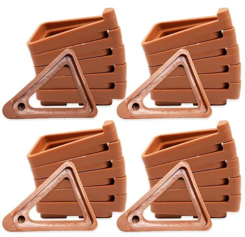 48 Pcs Pot Toes Plant Pot Feet Invisible Flower Pot Risers Potted Triangle Toes Potted Plant Stand for Indoor and Outdoor Pot Lifters Supports Plant Pots Terracotta Pots Small Large Plant Pot