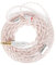 2 Pin IEM Cable 3.5MM, KBEAR FunMusic 4ft/1.2m 4-Strand OFC Silver Plated Headphone Extension, in Ear Monitor Cable for Audiophile for Truthear Hexa/HOLA/Zero, Moondrop Blessing/Aria/Stellaris