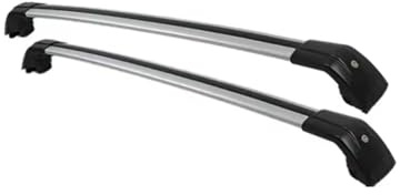 Dachgepäckträger Für VW Für Touran 2019 2020 2022 + 2Pcs Dach Bars Aluminium Legierung Seite Kreuz Schienen Rack Gepäck Dachträger(A)