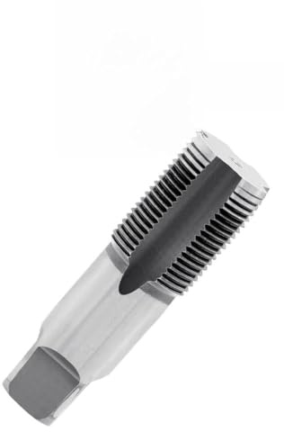 Lot de 5 tarauds à tube NPT, 1/8, 1/4, 3/8, 1/2, 3/4, avec boîte de rangement, en acier au carbone, tarauds à main pour différents tuyaux, mécaniciens, coupe-tuyaux, bricolage