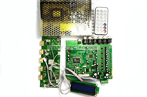 Q-BAIHE ZY-DTS8HD 7.1 Channel Audio Decoder with HDMI 1.4, DTS, AC3, 3D Support and Power Supply