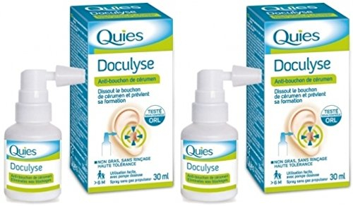 Quies - Doculyse - Anti bouchons de cérumen - Lot de 2