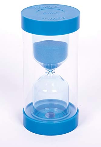 TickiT 92117 ColourBright Sand Timer - 5 Minute in Blue