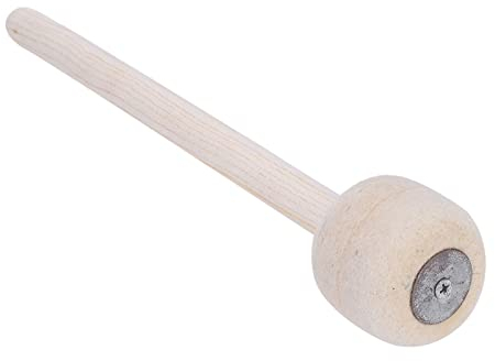Trommelschlägel aus Wollfilz Bass Drum Schlägel mit Holzgriff Trommelhammer für Percussion Marching Band