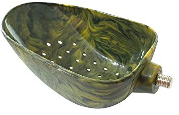 CommonBaits CAMO FUTTERSCHAUFEL mit Löcher Groundbaiter Futterkelle