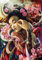 PPTRTYQ Peinture par Numéro Adulte，Femme Japonaise et Fleur de Cerisier 40x50cm Bricolage Tableau Peindre par Nombre pour Enfants Jouets à Peindre, Cadeaux Peints à la mainHome Decor
