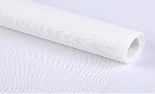 Hosaud Moustiquaire pour fenêtre - 250 x 120 cm - En fibre de verre - Tissu anti-insectes - Découpable et à mailles fines - Pour toutes les fenêtres - Blanc