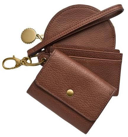 Fossil Geschenk für Frauen Rio, ÖkoLederArmband braun 10,0 cm L x 2,6 cm B x 7,7 cm H SLG1484200