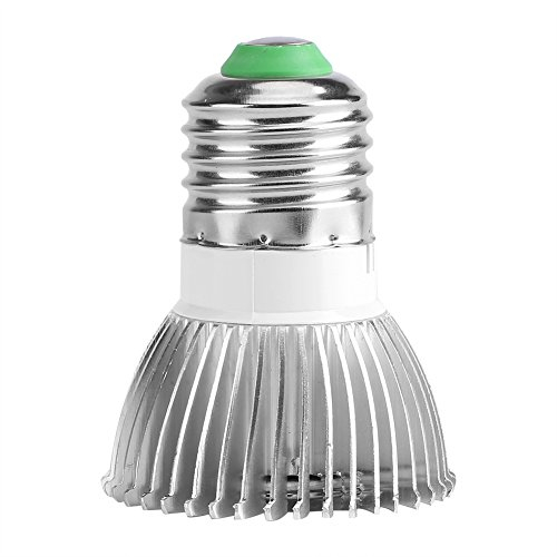 Duokon LED-Wachstumslichter für Zimmerpflanzen Vollspektrum E27 / E14 / GU10 85-265 V 18 W 18 LED-Wachstumslicht Blumenpflanze Hydroponic Growth Bulb(E27)