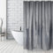 MSV Anti-Schimmel Duschvorhang - Anti-Bakteriell, waschbar, wasserdicht, Polyester, 180x200cm Anthrazit