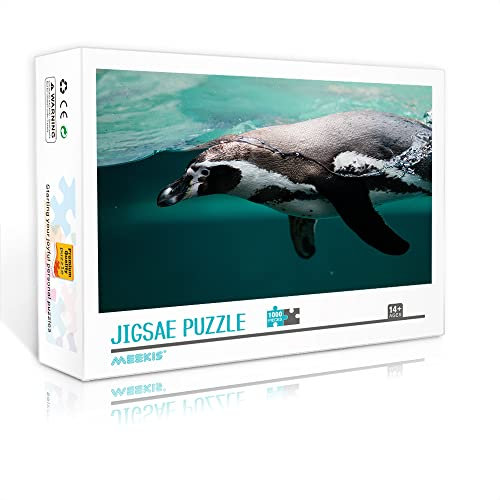 1000 Teile Puzzle für Erwachsene Pinguin Holzpuzzle Puzzle Künstler Heimtextilien 75x50cm 1000 Teile Intelligenz-Herausforderungspuzzle für Erwachsene und Kinder