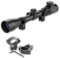 Froadp 3-9x40 EG Zielfernrohr Jagdoptik Rot & Grün Punkt mit 11mm Schienenhalterungen Zielfernrohre Sniper Gewehr Luftgewehr Zubehör Beleuchteter Entfernungsmesser für Jagd und Sport
