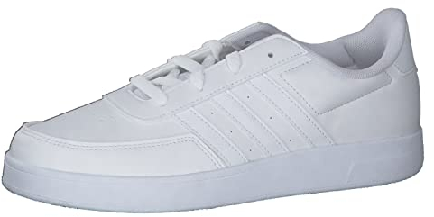adidas Breaknet Lifestyle Court Lace Shoes, Scarpe da Tennis, Cloud White/Cloud White/Grey One, 35 EU