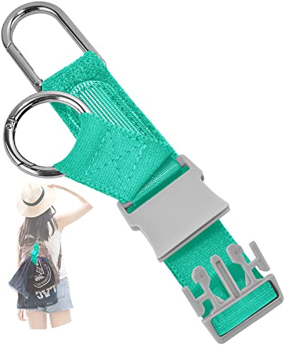 ZINZ Sangles à Bagages, Sangle de Voyage Élastique avec Deux Crochets et Boucle, Accessoires de Voyage, Rend Vos Mains Libres,Vert Clair/US