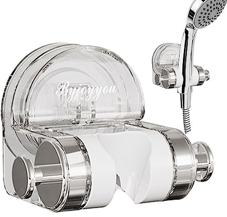 Duschhalterung | Duschhalterung mit verstellbarem Saugnapf – Duschhalterung ohne Bohren, Handbrause zur Wandmontage für Dusche, Bad, Hotel