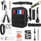 Kit de Survie -Sac de Survie - Pince Multifonction - Paracorde Boussole - Couteau Pliant Multifonction - Allume Feu - Lampe Torche