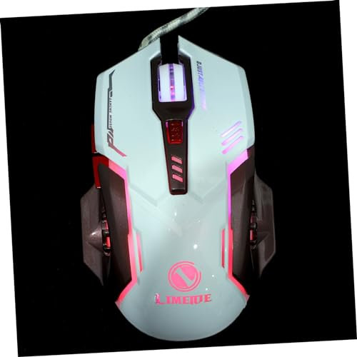 Gadpiparty Laptop Gaming Mouse G402 Led Backlit Wired Gaming Mice 3d Wheel Adjustment Breathing Light Ergonomic Design Comfortable Grip