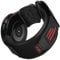 Lamshaw Compatible with Ticwatch Pro 5 Enduro Bands, 24mm Rugged Nylon Sports Strap with Woven Loop Design Compatible with Ticwatch Pro 5 Enduro/Pro 5 Smartwatch (Black)