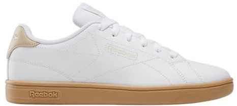 Reebok Women's Court Clean Trainers, Ftwrwhite Tan Sand, 4 UK