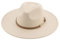 Mnjyihy Fedora Hüte Für Damen Filzhüte Für Herren Solide Breite Krempe 95 cm Gürtel Lässiger Formeller Panamahut beige 56 58cm