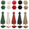 Parasol de jardin imperméable pour parasol déporté à 8 bras - Kaki - 3 m / 8 baleines