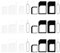 Nano SIM Cartes Kit 6 Set, 4 in1 SIM Nano Adaptateur de Carte, Adaptateur SIM et Epingle D'ejection, pour Smartphone, Téléphone portable et tablette