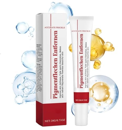 Pigmentflecken Entferner Gesicht, Aufhellungscreme mit Vitamin C Creme gegen Pigmentflecken, Dunkle Flecken, Melasma und Altersflecken Entfernen, Anti pigmentflecken gesicht (1)