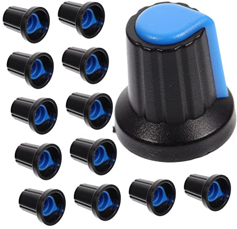 ULTECHNOVO 100stücke Potentiometerknopf für Gitarren Drehknöpfe als Instrumententeile Lautstärkeregler Bass Gitarre Ersatz-knopf für Potentiometer