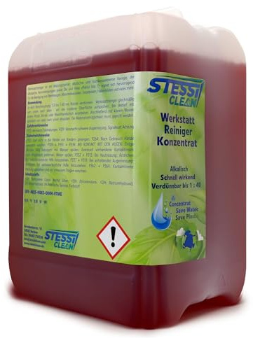 Maschinenreiniger 10 L – Starker Werkstatt- & Anlagenreiniger | Entfernt Fett, Öl & Ruß gründlich | Materialschonend, alkalisch & ergiebig | Für Industrie & Fahrzeugaufbereitung