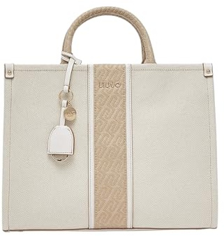 Liu Jo Handtasche Umhängetasche Ridhi Tote Bag Neutro/Cream beige