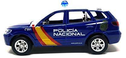 PLAYJOCS Coche Policía Nacional GT-1001 Coche metálico juuete para niños y coleccionistas.