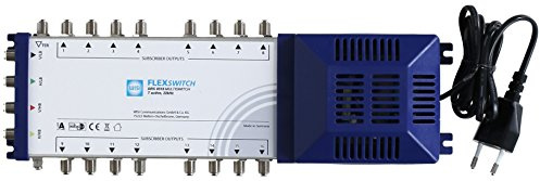 WISI 74952 DRS 0516 FLEXSWITCH Multischalter 5 in 16 Stand alone, Aktiv silber