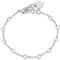 Luca Barra Damen-Armband aus der Kollektion Script. Armband aus Stahl. Länge: 17 + 3 cm. Die Referenz lbbk1705