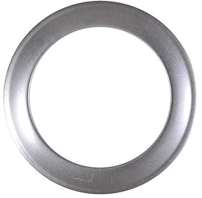 FIREFIX A150/R FAL Rosette, 30 mm breit, ø 150 mm - für 0,6 mm Starke Ofenrohre, Silber