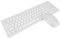 Wireless Keyboard and Mouse Combo,2.4G Portable Wireless Keyboard Mouse with Long battery life,Full Size Quiet Slim Travel Compact,For PC, Desktop, Laptop,Tablet(white)