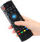 2.4G Air Fly Mouse, Wireless Remote Control Keyboard, Bluetooth Remote Mouse with Keyboard for Android TV Box/PC/TV