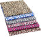 6 Stücke 19 x 19 Zoll Leoparden Muster Stoff Tier Leopard Quilten Stoff Baumwolle Patchwork Quadrate Bündel Nähen Bastelstoff für Handgefertigte Bastelbedarf