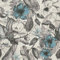 Papier peint exotique pastel | Papier peint turquoise & gris 37216-2 | Papier peint oiseaux de paradis vintage | Papier peint grosses fleurs