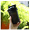 Protein Shaker Bottle Blender for Shake and Pre Work Out, Best Shaker Cup (BPA free) w. Classic Loop Top & Whisk Ball, Kitchen Water Bottle (Black Top/Black Body, 16OZ-400ML-1PACK)