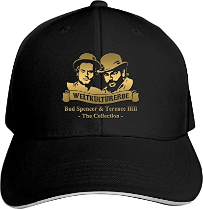 FJKHNDNZ Nccdkyiieffmm Sandwich Curved Edge Outdoor-Baseballkappe Unisex Verstellbar, Schwarz , Einheitsgröße