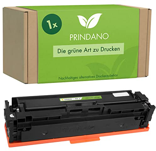 Prindano 1 Tonerkartusche kompatibel mit HP 201X 201A CF403X CF403A Magenta Toner für Color Laserjet Pro MFP M277dw M277n M252dw M277 M274n M252n M252 M277c6 (Magenta, 1er-Pack)