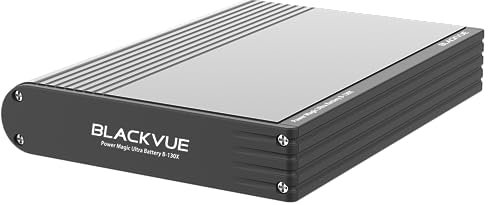 BlackVue Power Magic Ultra Battery B-130X for Extended Parking Mode Operation and Recording, Nero