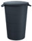 Barril de captación de agua SMOOTH 80L., dimensiones (mm) 565x464x650, color Antracita