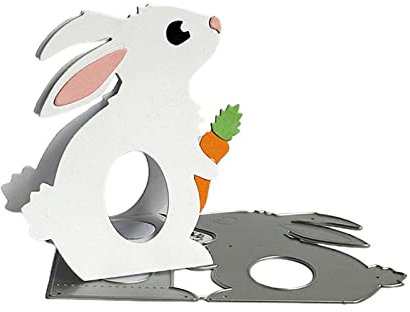 ECMQS Rabbit Box Stanzmaschine Ostern Stanzschablone, Scrapbooking Prägeschablonen Stanzformen Schablonen For Scrapbooking, Fotopapier, Karten, Handwork Prägen DIY Herstellung Geburtstag Geschenk