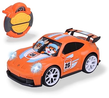 Dickie Toys ABC - IRC Spielzeugauto Porsche 911 GT3 (27 cm) - ferngesteuertes Auto ab 2 Jahre - Rennauto-Spielzeug für Kinder mit Infrarot-Fernbedienung (max. 4 km/h) und Licht