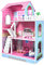 Froadp Puppenhaus Holz Haus Große Puppenvilla Mädchen Spielset mit Möbeln und Zubehör Dollhouse 3 Etagen Barbyhaus Traumvilla Mädchen und Jungen (Typ B, 70x36x100cm)