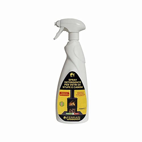 Limpiador de cristales para chimeneas y estufas 750 ml.
