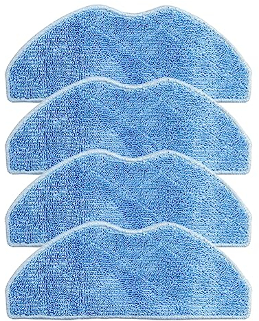 Donkivvy 4 Stück Mikrofaser-Wischtücher für 360 S8 / S8 Plus Roboter-Staubsauger
