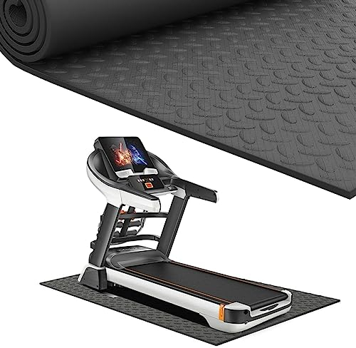 WORDFUN Laufband Dämpfungsmatte, Schallschutzmatte, Bodenschutzmatte Für Fitnessgeräte, Antivibrationsmatte, Trainingsmatte Für Heimtrainer, Crosstrainer, Rudergerät, Home Bodenschutz Bodenmatte